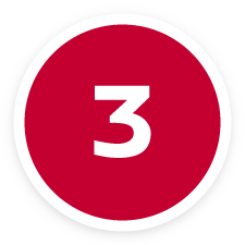 Red Circle with a 3 in it