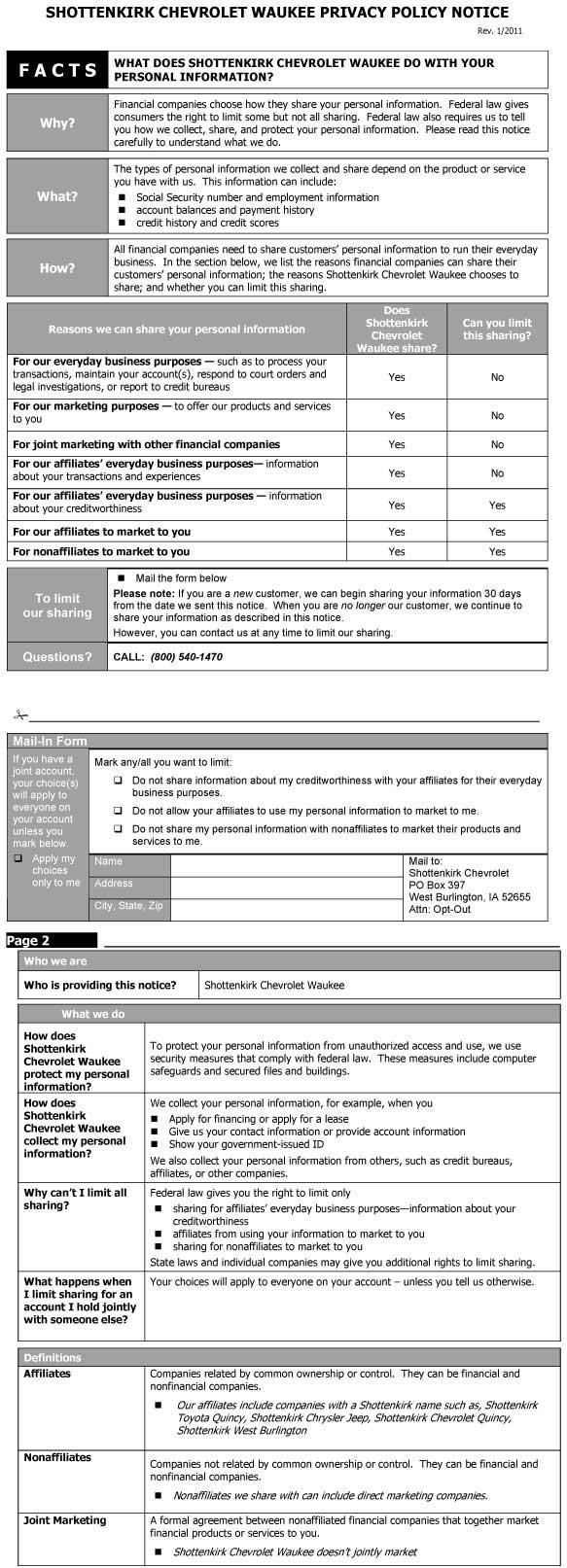 Privacy Policy 