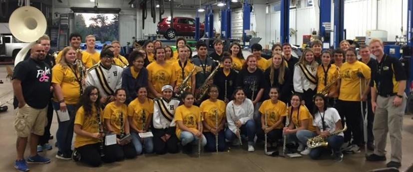 Harvard High School Band Performs!