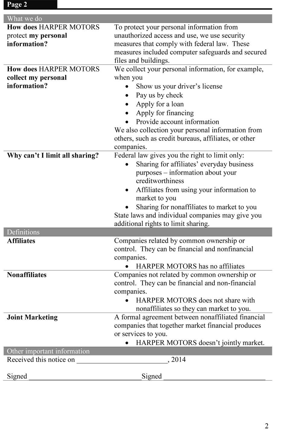 HarperMotors2014PrivacyStatement2