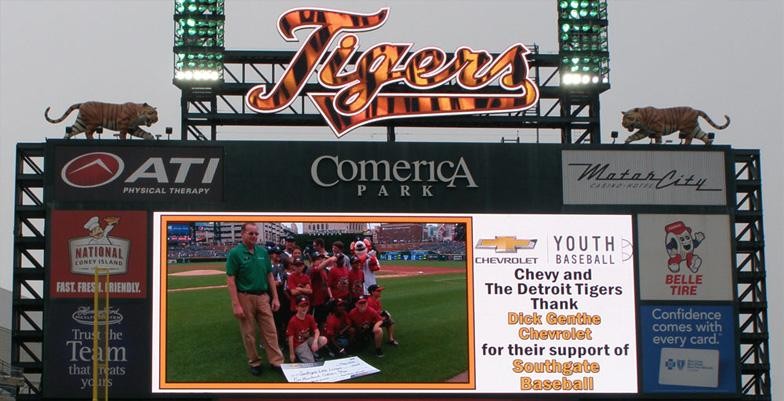 Dick Genthe Chevrolet Hits Grand Slam for  Area Youth Baseball