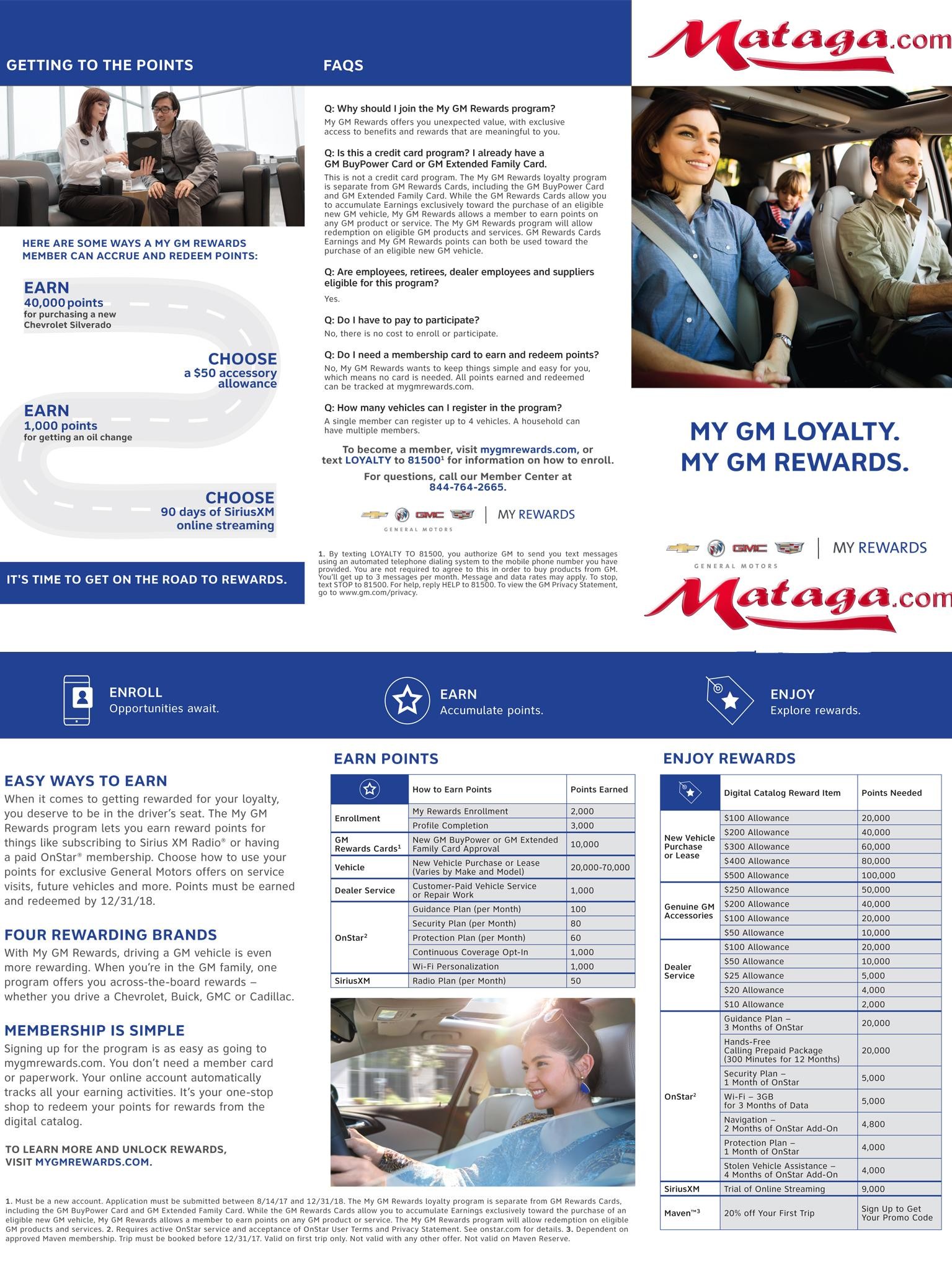 Get More Info On The Mataga Buick GMC Loyalty Program For Both Sales & Service 