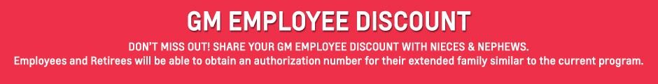 gm employee discount