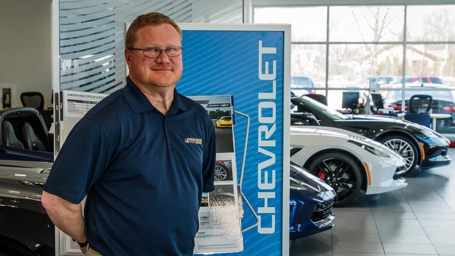 Smiling Guy, Chevrolet dealership employee