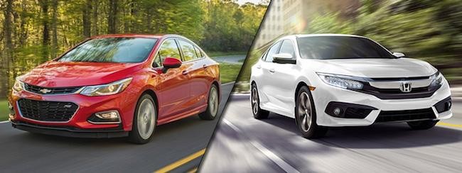 2018 Chevrolet Cruze vs 2018 Honda Civic