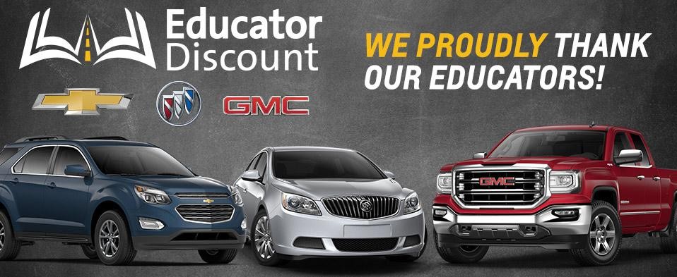 Educator Discount at Davidson Chevrolet Buick GMC of Rome