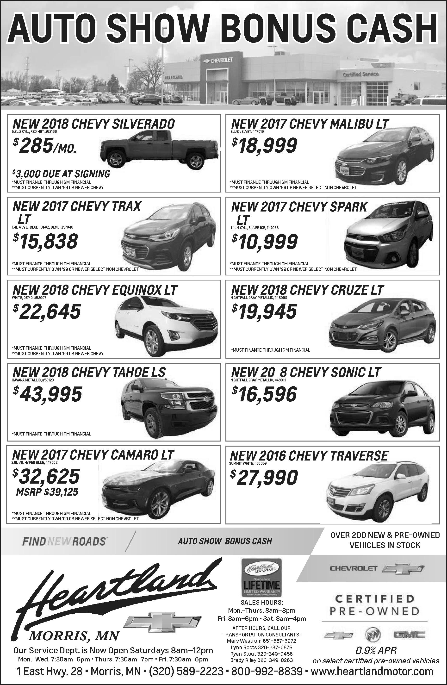 Advertised Specials