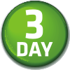 3-day satisfaction guarantee