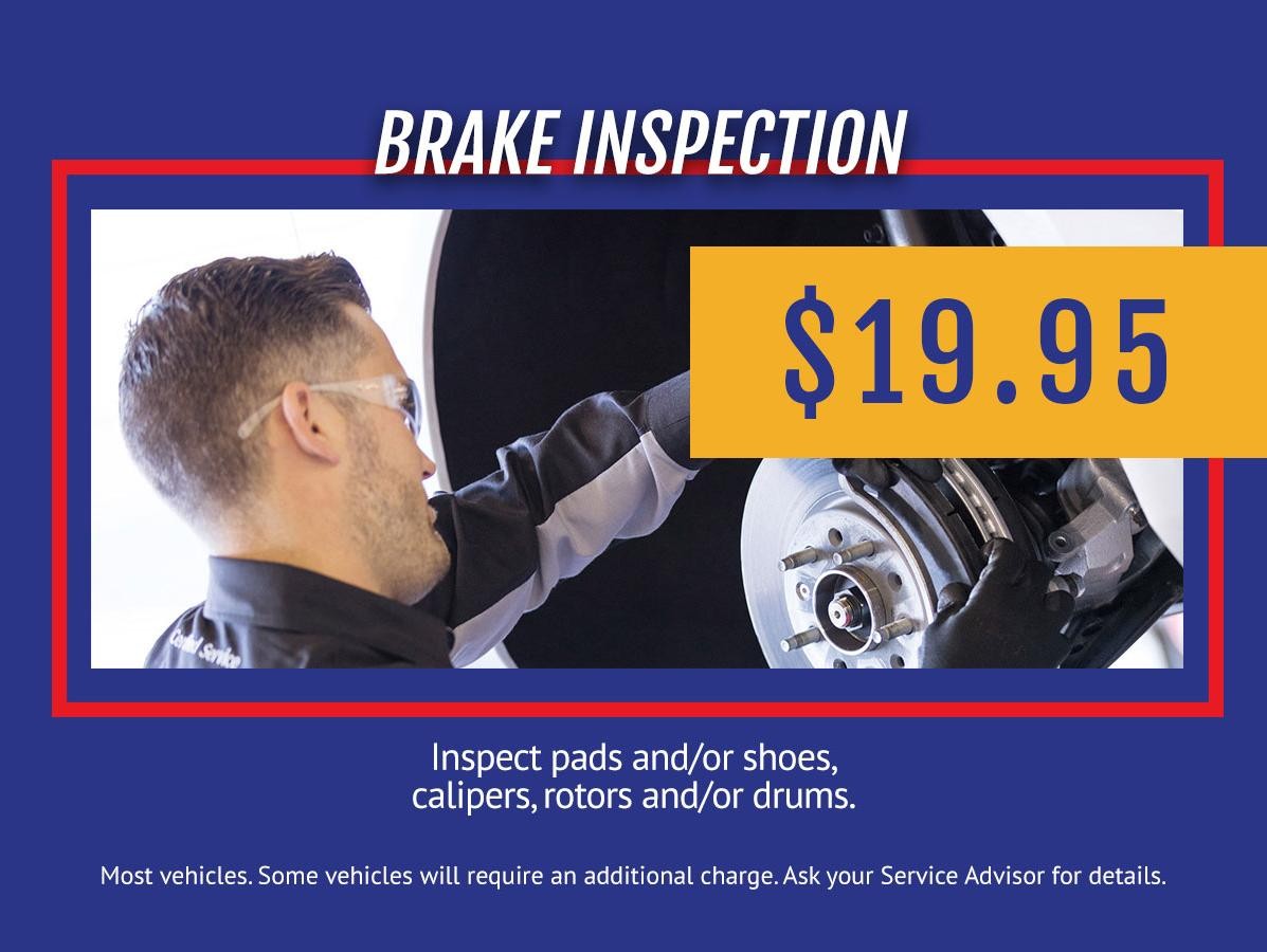 Chevy Brake Inspection Coupon