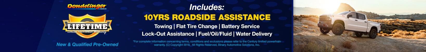 Lifetime Powertrain Warranty
