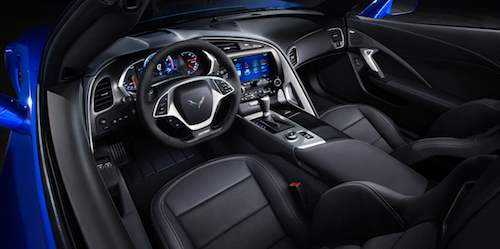 2019 Chevy Corvette Z06 interior