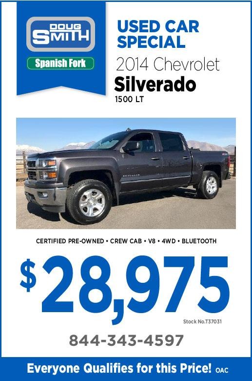 Used 2014 Chevy Silverado 1500 for Sale Special in Utah