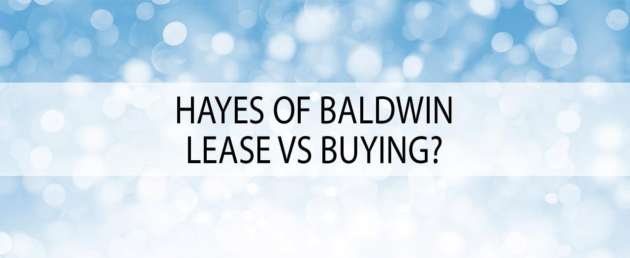 Lease Vs Buying