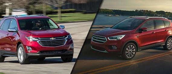 2018 Chevrolet Equinox vs 2017 Ford Escape