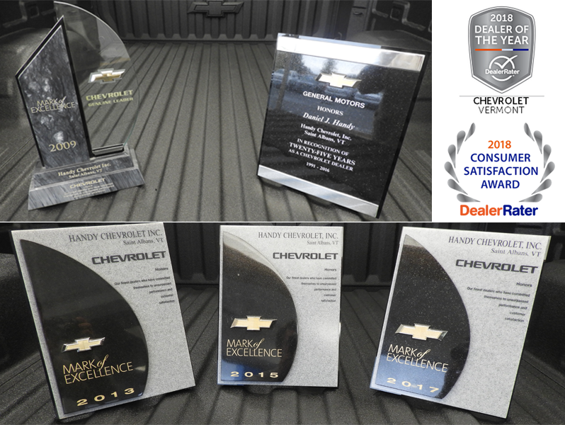 Awards Won by Handy Chevrolet
