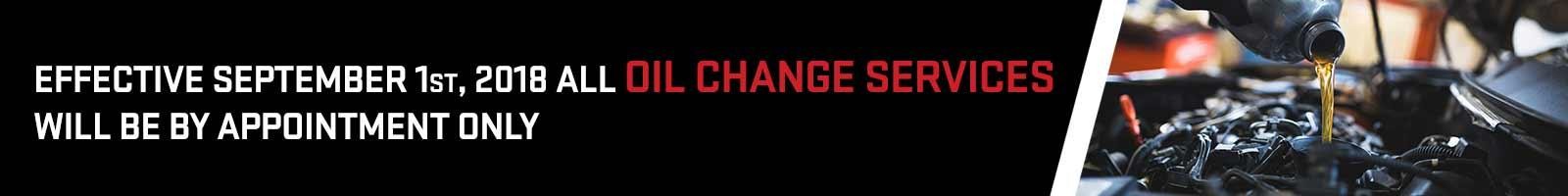 Oil change services
