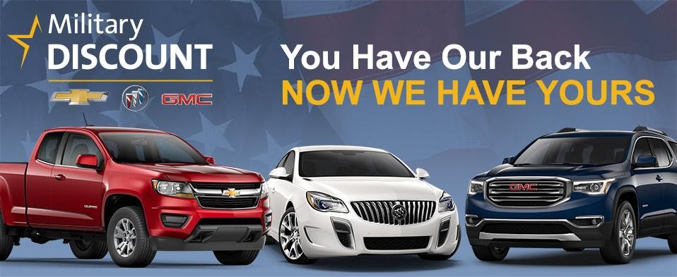 Military Discount at Davidson Chevrolet Buick GMC of Rome