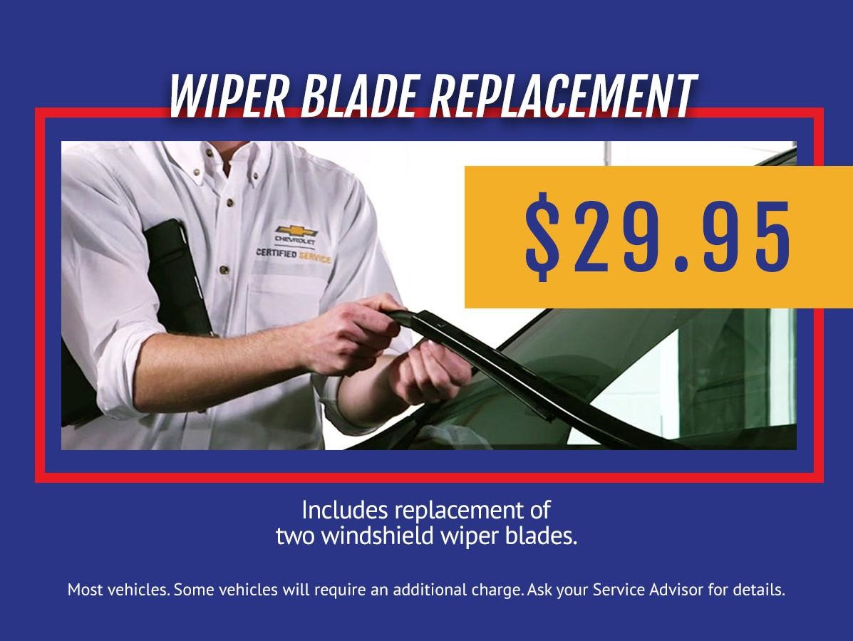 Chevrolet Wiper Blade Replacement Coupon