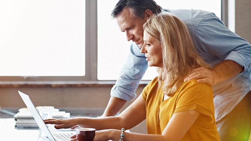 Couple Shopping Online