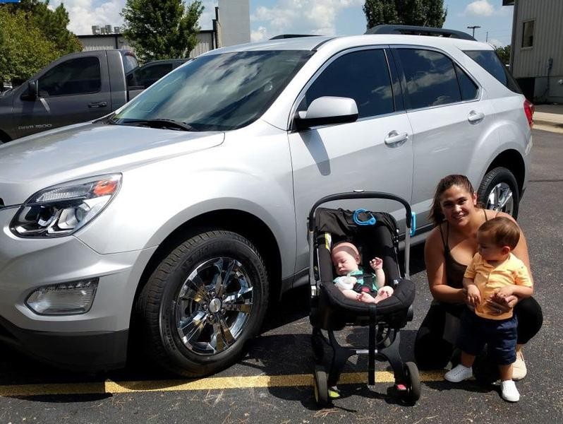 Happy new SUV owner at Donovan Auto & Truck Center