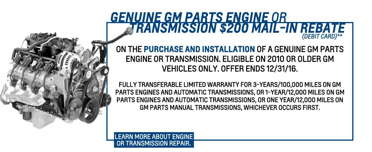 GENUINE GM PARTS ENGINE