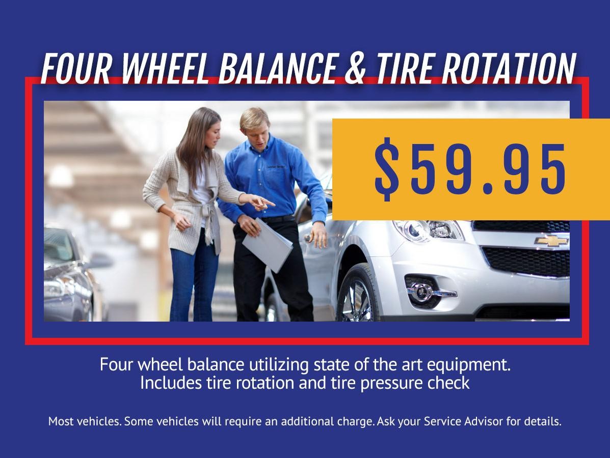 Four Wheel Balance and Tire Rotation Coupon