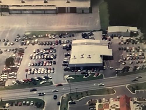 Aerial View of the Dealership