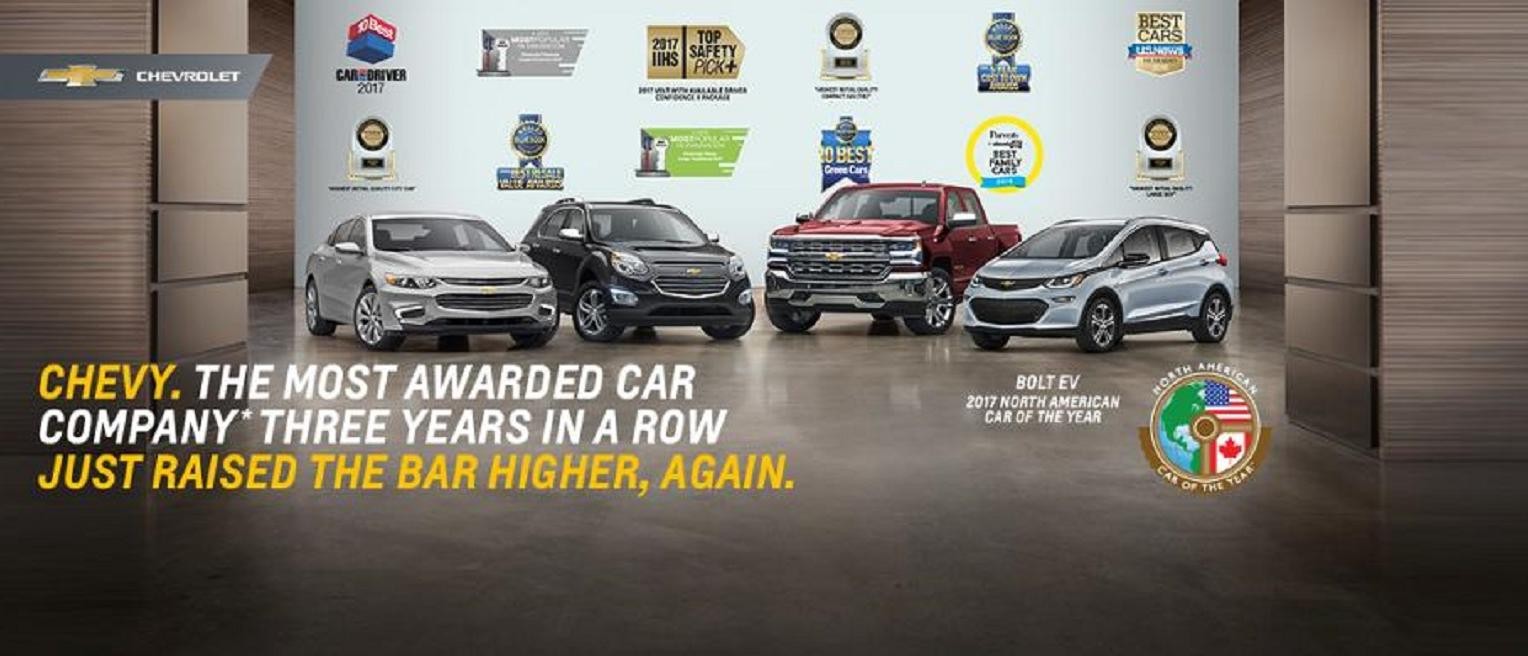 Chevy The Most Awarded car