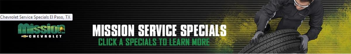 Chevrolet Service Specials EL PASO, TX