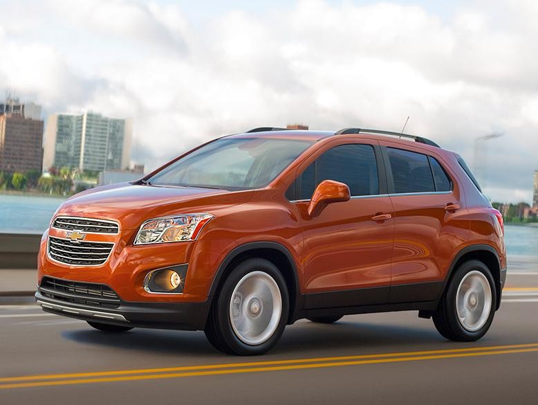 Orange chevy Trax