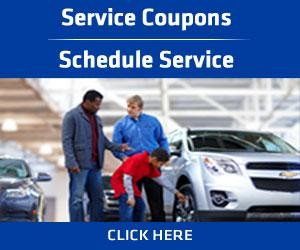 Service Coupons and Schedule Service