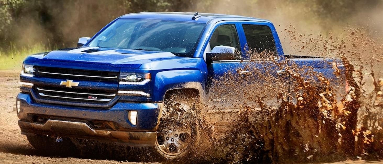 Blue Chevy Silverado