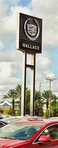 Wallace Cadillac Sign