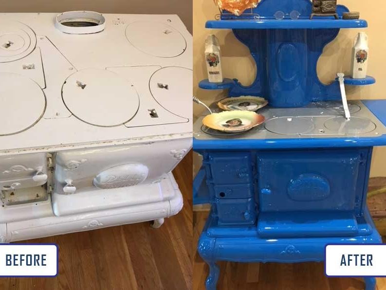 Before And After Stove