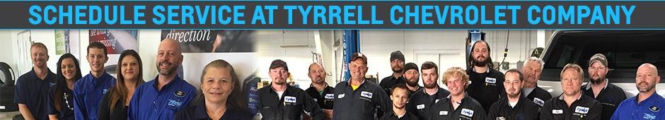 Schedule Service At Tyrrell Chevrolet Company