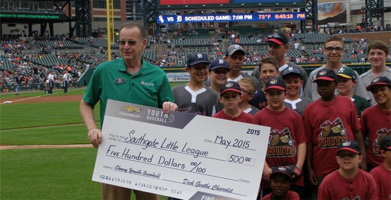 Dick Genthe Chevrolet Hits Grand Slam for  Area Youth Baseball