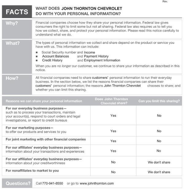 John Thornton Chevrolet | new car dealer in Lithia