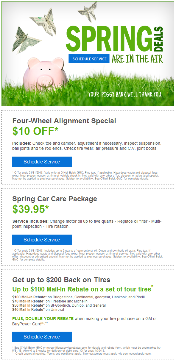 March Service Coupon