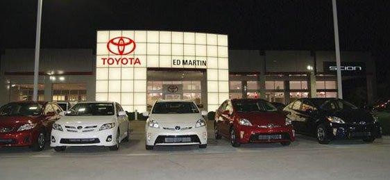 Ed Martin Toyota builds a state-of-the-art dealership in Anderson and becomes a standalone Toyota dealership.