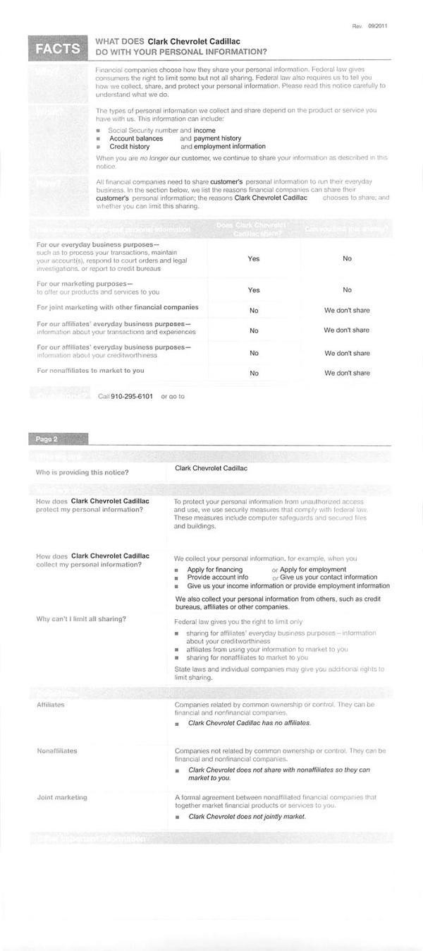 privacy policy