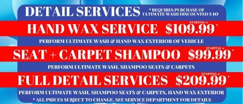 Coleman Chevrolet Detail Services