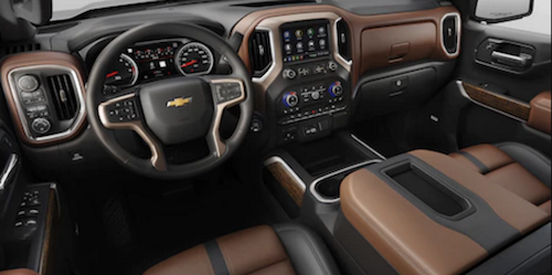 2019 Chevrolet Silverado 1500 dashboard