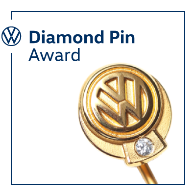 Hewlett Volkswagen - Diamond Pin Award Winner