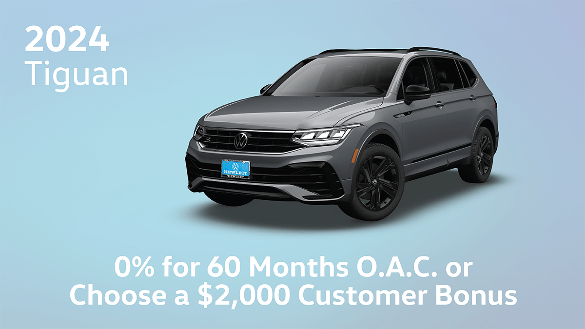 Tiguan Finance and Customer Bonus Specials March 2024